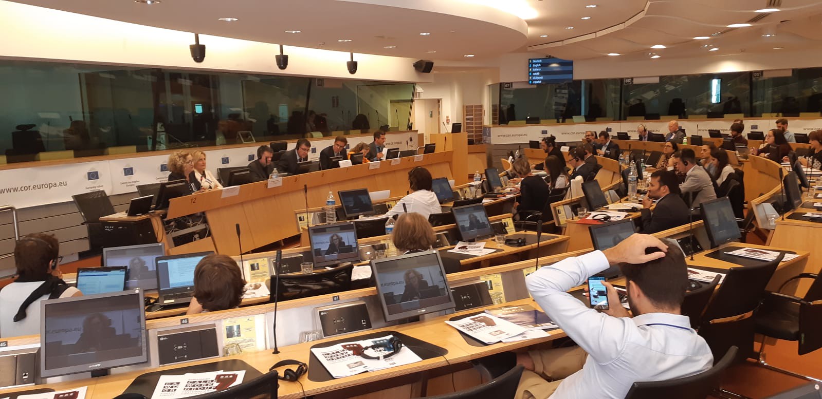 Imatge d'arxiu d'una reunió de CALRE a Brussel·les Imatge d'arxiu d'una reunió de CALRE a Brussel·les