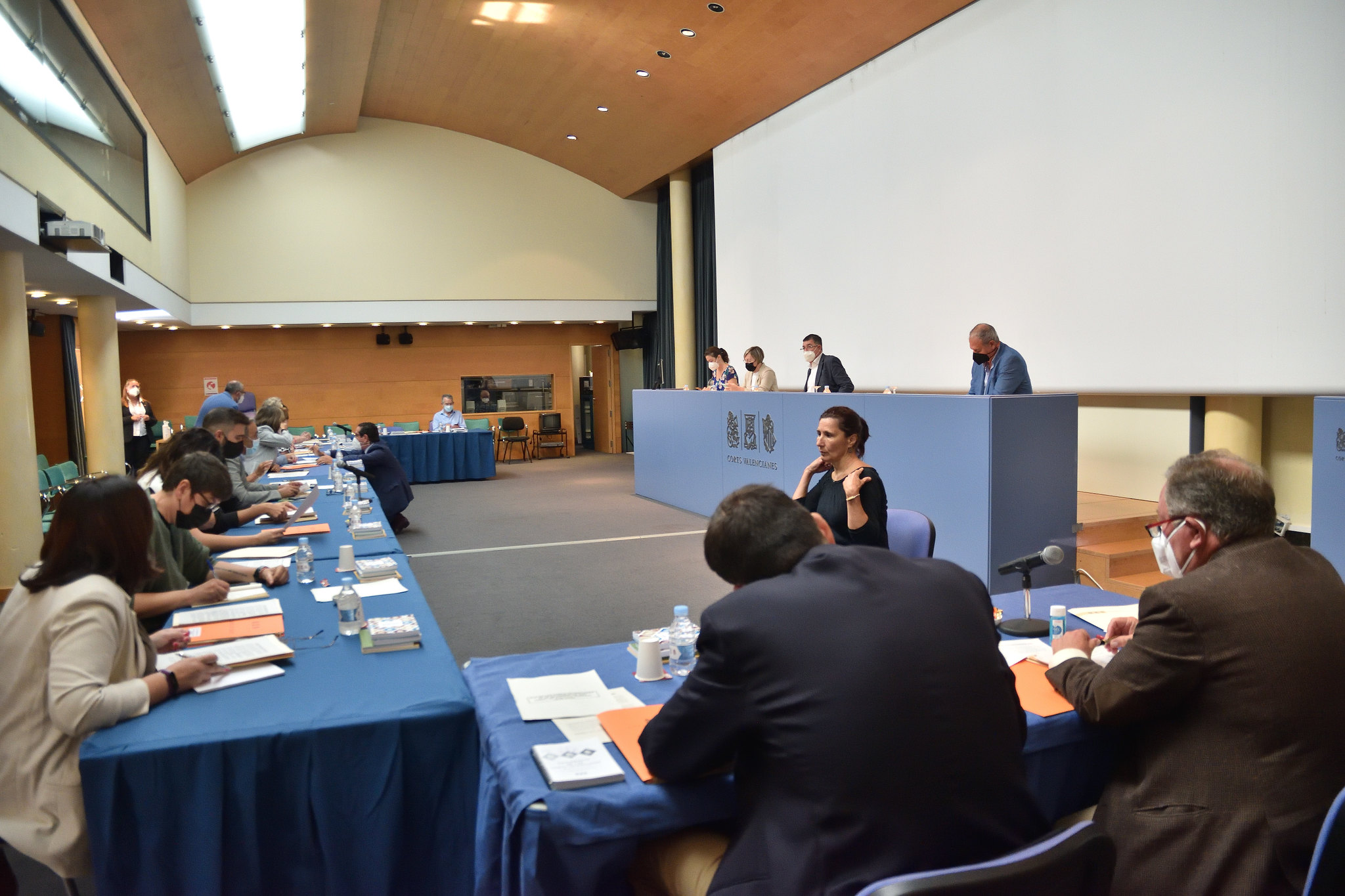 Imatge de la reunió de la Junta de Síndics de hui Imatge de la reunió de la Junta de Síndics de hui