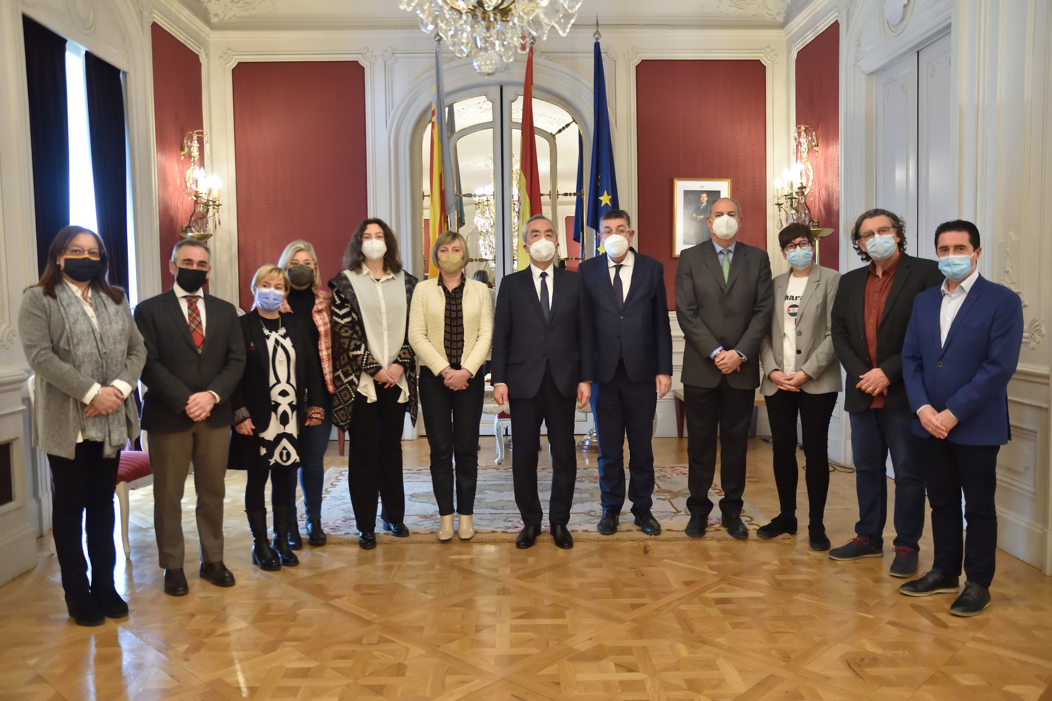 Visita del embajador de Japón a les Corts Visita del embajador de Japón a les Corts