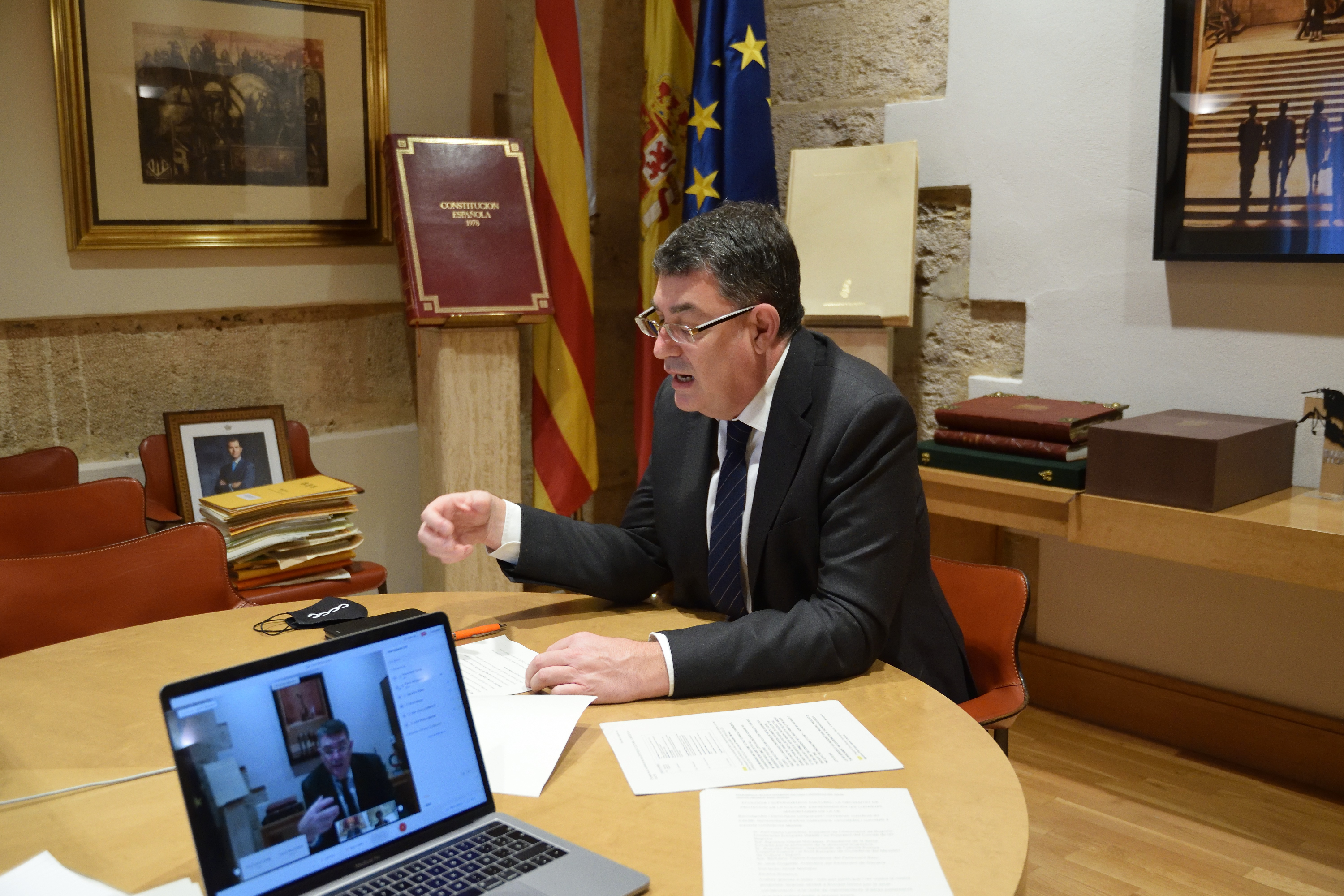 Imagen de la reunión de trabajo de CALRE