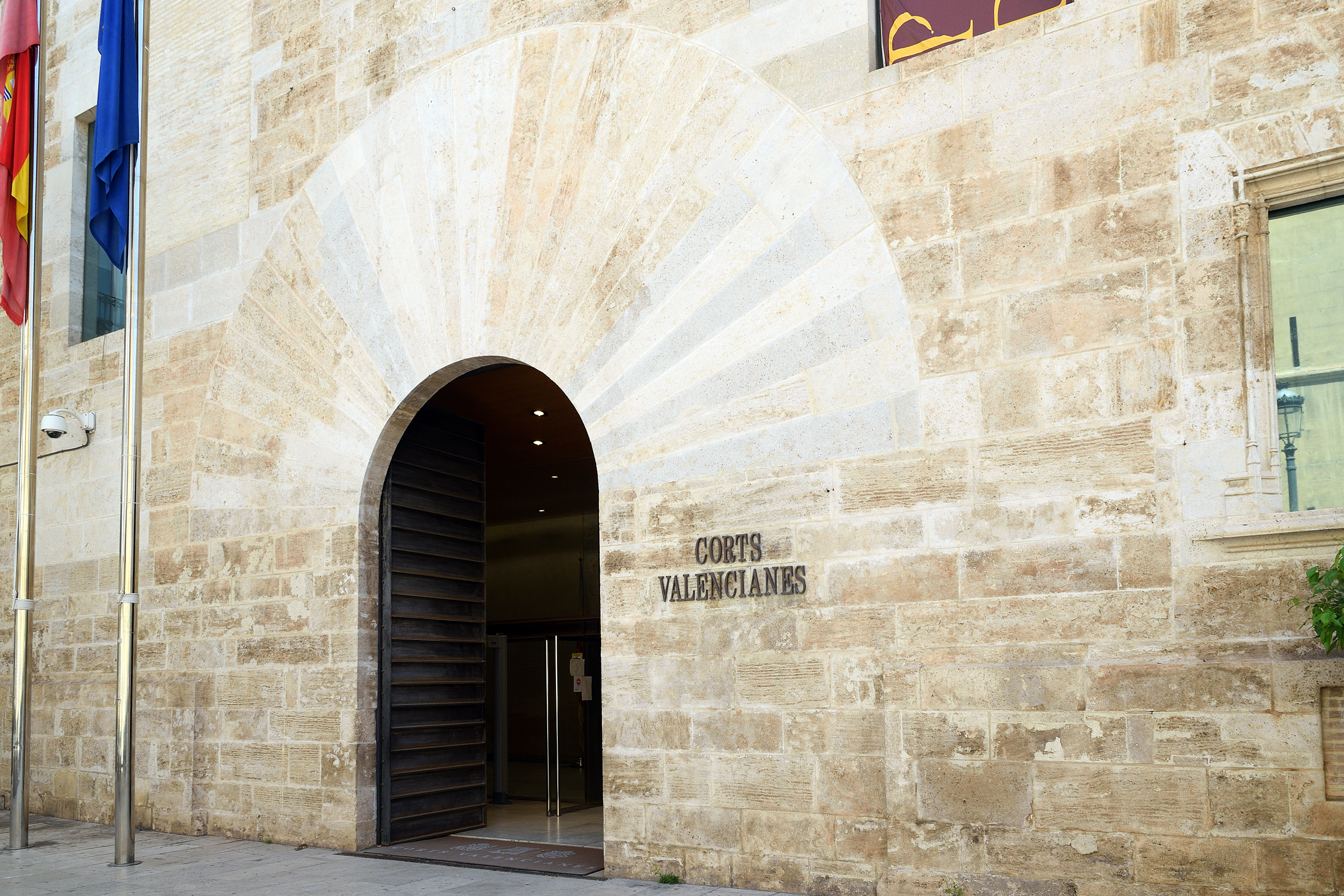 Imatge de la porta del Palau dels Borja Imatge de la porta del Palau dels Borja
