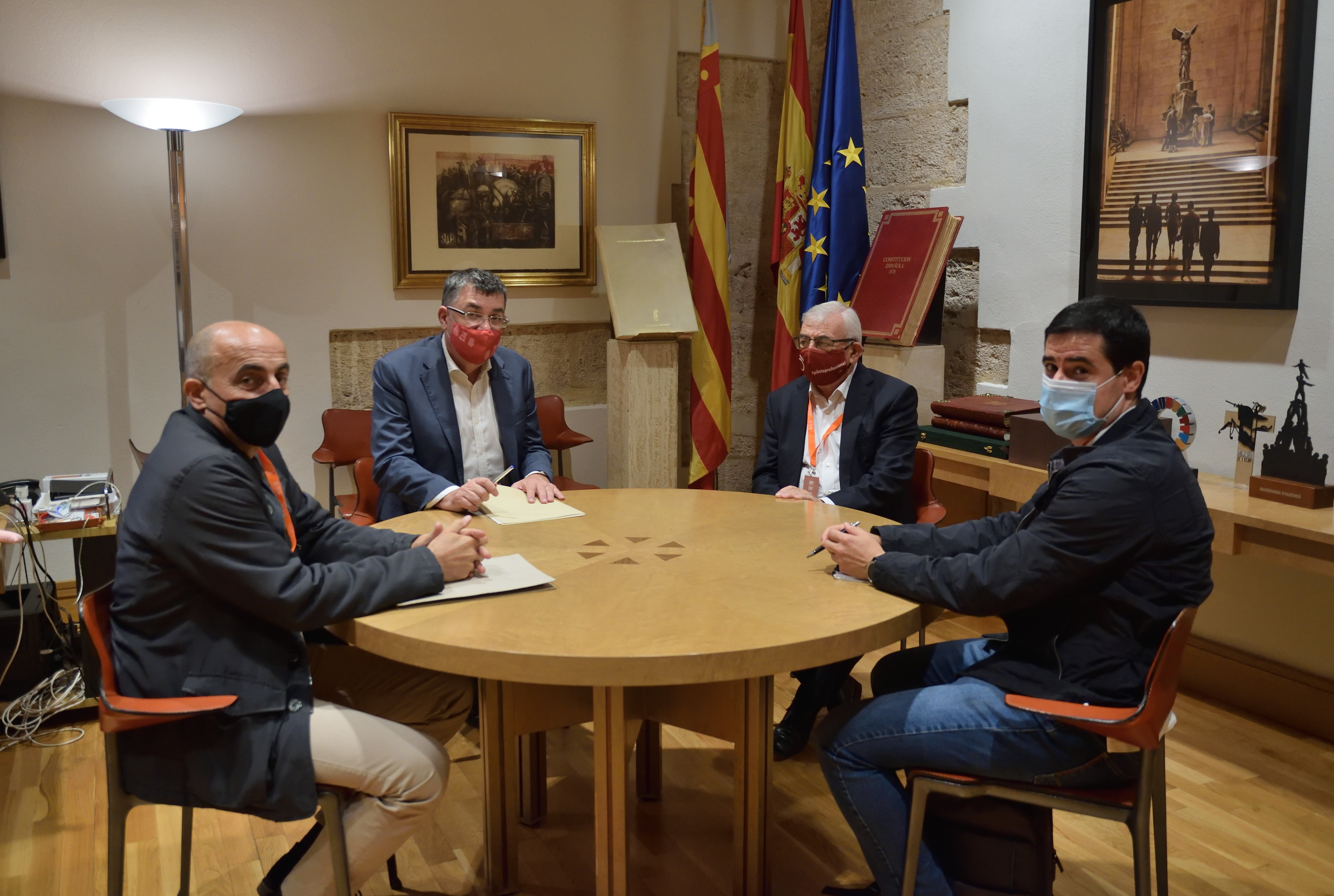 Reunión con la Fundació de la Pilota Reunión con la Fundació de la Pilota