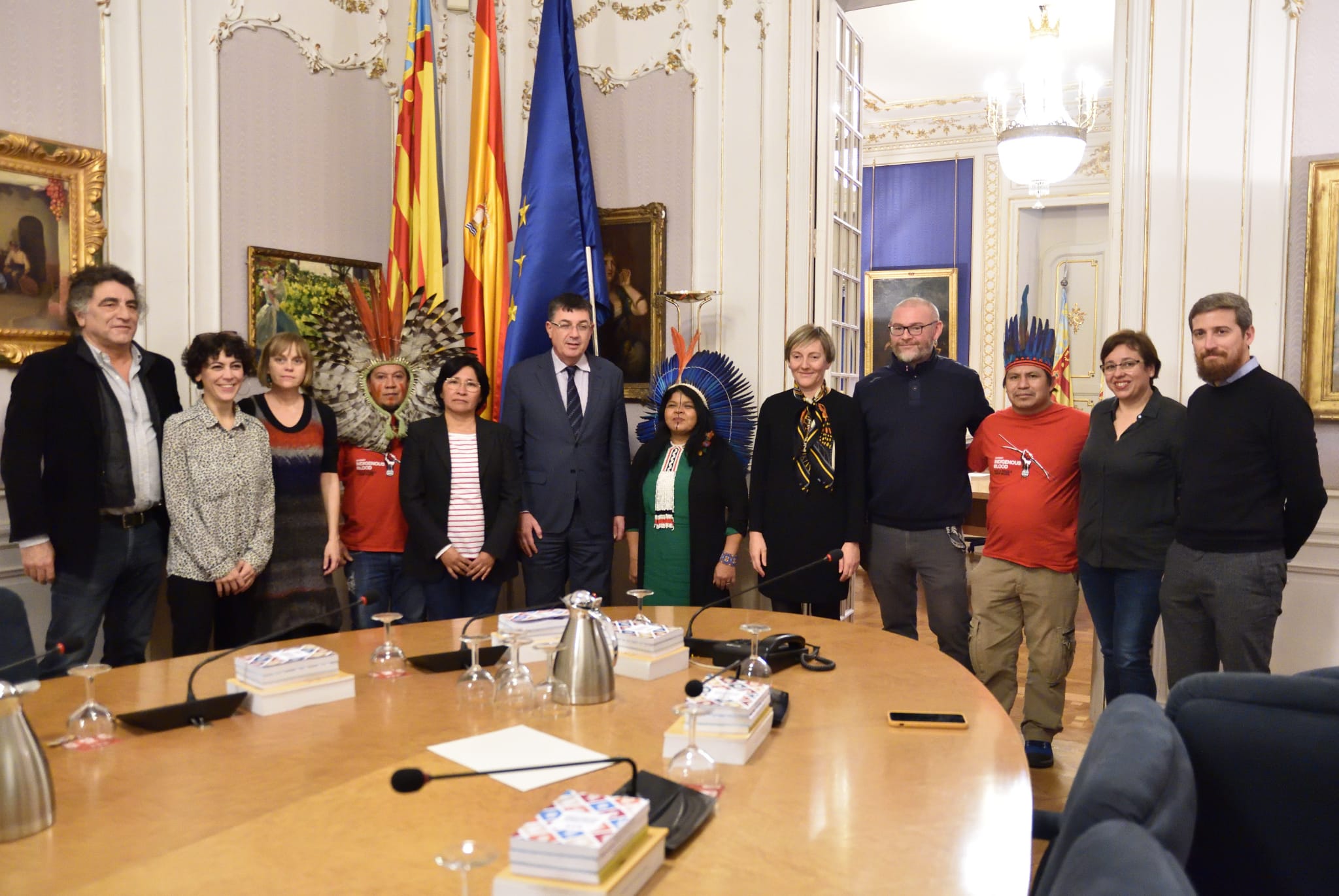 Visita de Sônia Guajajara a les Corts Visita de Sônia Guajajara a les Corts