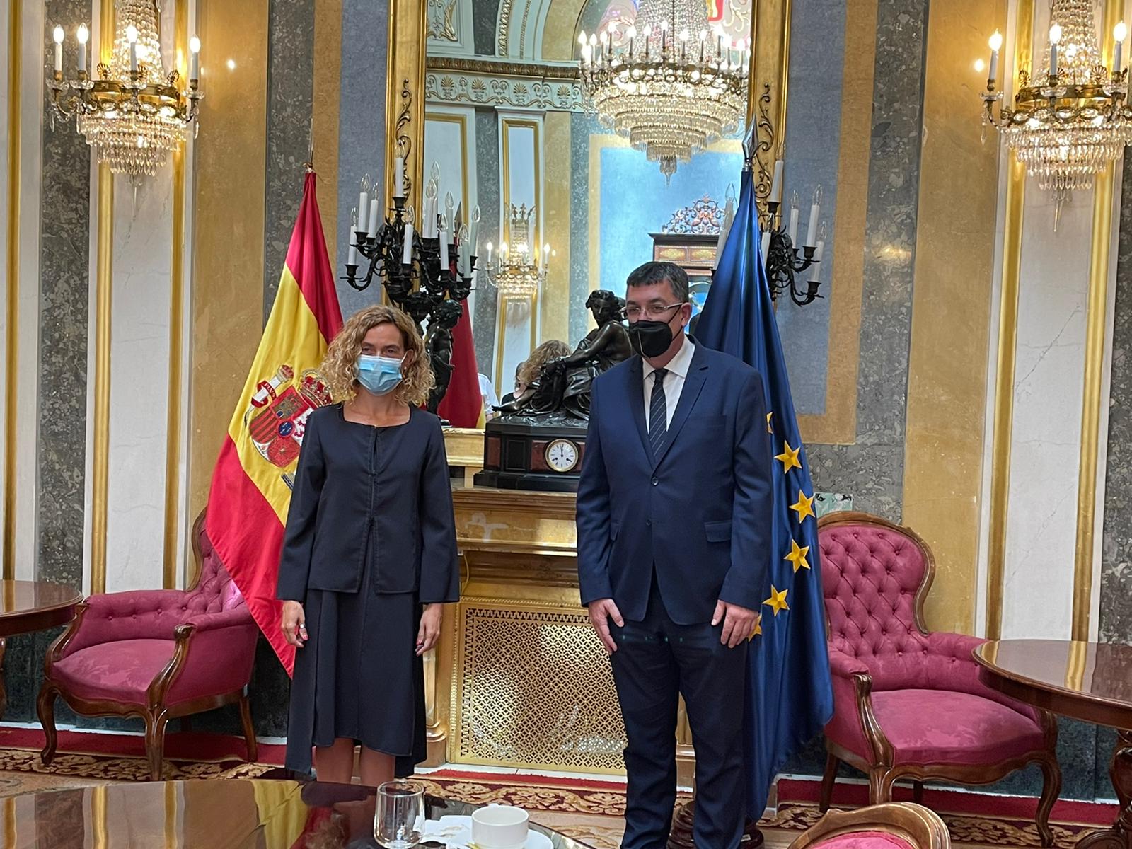 Reunió amb la Presidenta del Congrés Reunió amb la Presidenta del Congrés