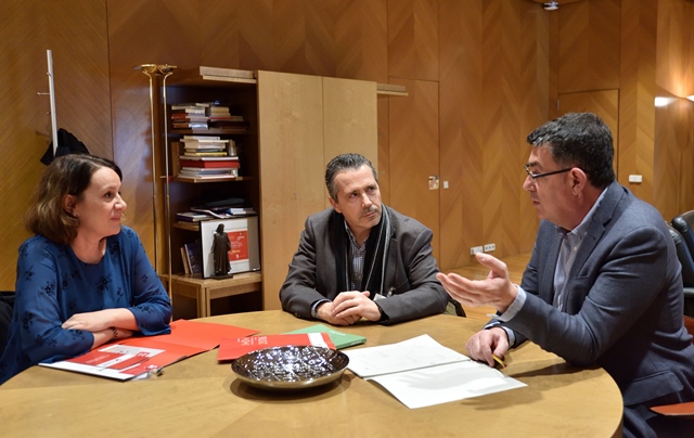 Reunió del President Morera amb RUVID Reunió del President Morera amb RUVID
