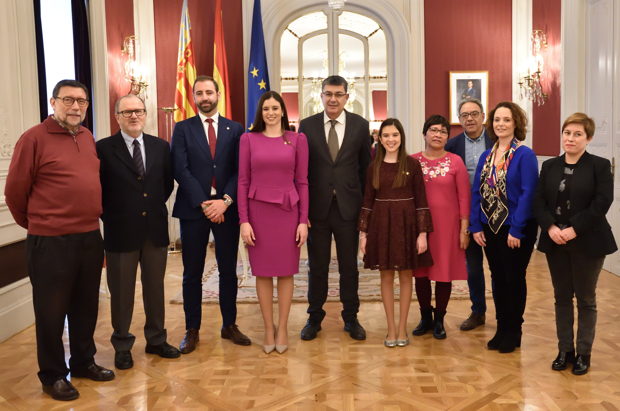 Recepción a las Reinas de las Fiestas de Castelló 2019