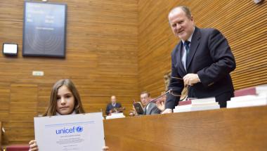 Los niños expresan sus inquietudes en Les Corts Los niños expresan sus inquietudes en Les Corts