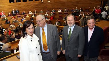 puertas abiertas miembros de la Mesa de les Corts