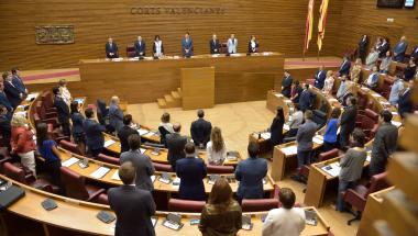 Imatge del ple de les Corts celebrat el passat 6 d'octubre de 2015 Imatge del ple de les Corts celebrat el passat 6 d'octubre de 2015