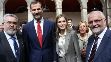 El presidente de Les Corts, en los actos del Día de la Policía