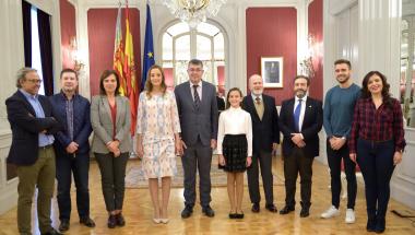 Visita de les Falleres Majors de València de 2018 Visita de les Falleres Majors de València de 2018