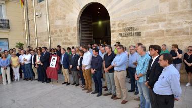 Homenatge a Miguel Angel Blanco en les Corts Homenatge a Miguel Angel Blanco en les Corts