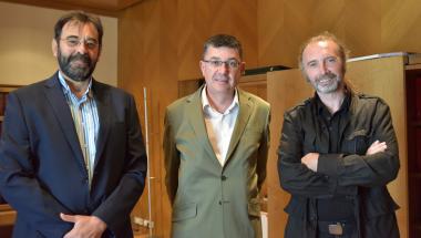 El President de Les Corts rep al degà de Belles Arts El President de Les Corts rep al degà de Belles Arts