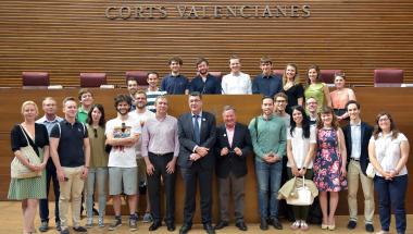 Visita d’estudiants de postgrau europeus a les Corts Visita d’estudiants de postgrau europeus a les Corts