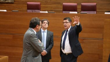 Visita informal del President de Catalunya al Palau dels Borja Visita informal del President de Catalunya al Palau dels Borja