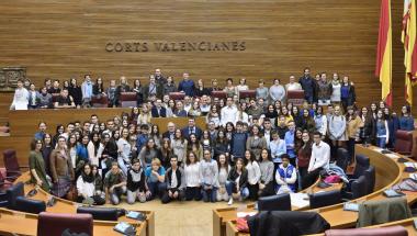 Els joves reivindiquen a les Corts Valencianes el compliment dels seus drets com a ciutadans Els joves reivindiquen a les Corts Valencianes el compliment dels seus drets com a ciutadans
