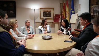 Llanos Massó recibe a representantes del pueblo venezolano