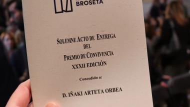 Premio Convivencia Profesor Manuel Broseta