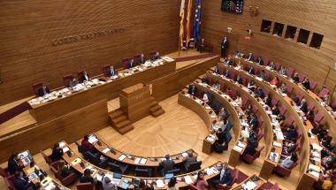 Imagen del Pleno de les Corts