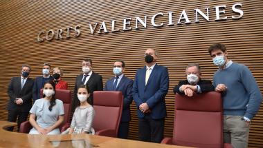 Visita de las Falleras Mayores de València 2022