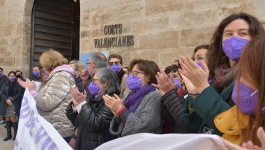 Commemoració del 8 de Març a les Corts
