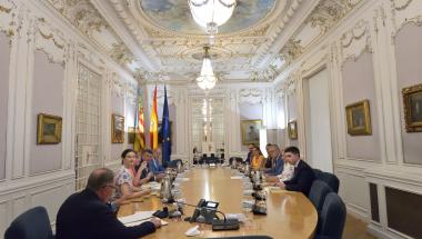 Visita de la Mesa del Parlamento de Cantabria