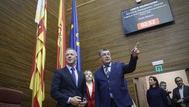 Visita del president del Senat a les Corts