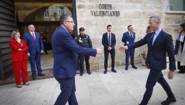 Visita del presidente del Senado a les Corts