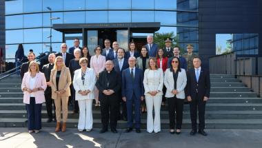 Llanos Massó assistix a l'obertura del nou curs universitari del CEU a Castelló