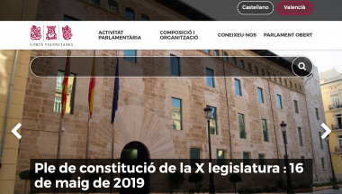 Web de les Corts