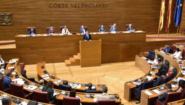 Pleno de les Corts Valencianes