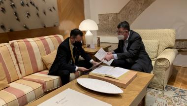 Reunión con el Cónsul Honorario de Ucrania