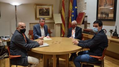 Reunió amb la Fundació de la Pilota Reunió amb la Fundació de la Pilota