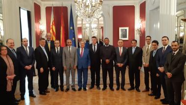 Los embajadores árabes en el Salón de los Espejos