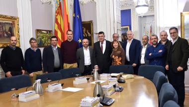 Visita de la Unió de Llauradors a les Corts