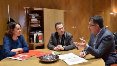 Reunió del President Morera amb RUVID